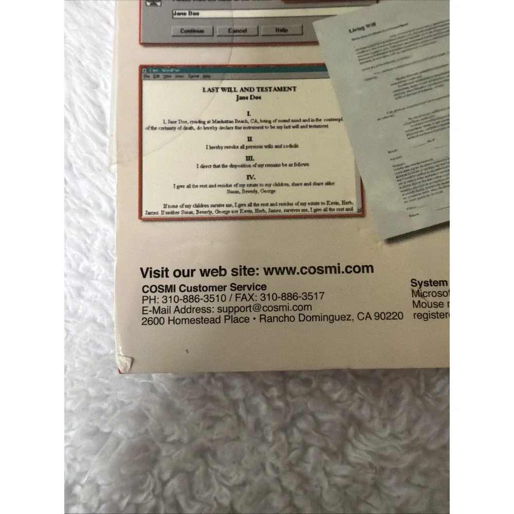 PC Attorney CD Rom Over 200 Legal Documents Wills Pre-Nup Business Windows XP